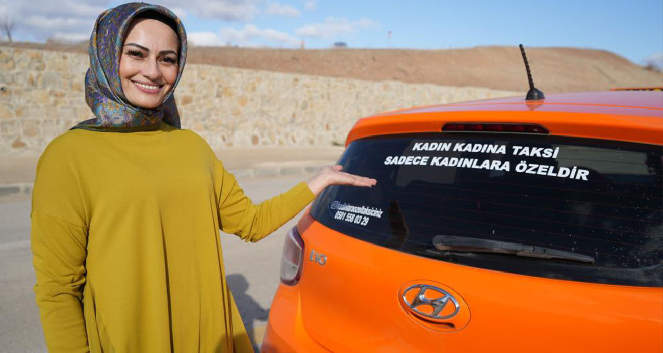 "Taksici abla" kadın yolcular için direksiyon başında