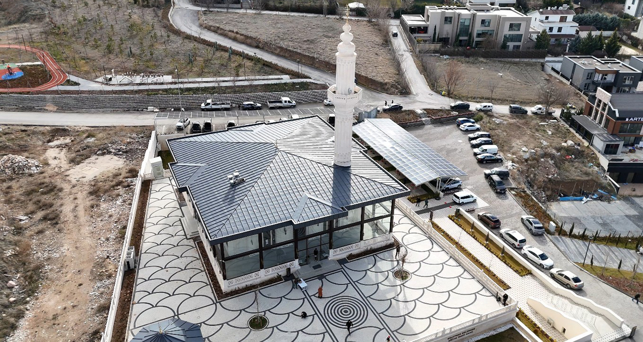 Ankara’da kendi kendine yeten cami modeli: Güneş enerjisiyle tüm giderler karşılanıyor