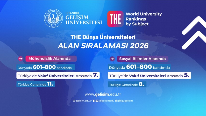 THE 2026 alan sıralamalarında küresel yükselişini sürdürdü: Mühendislik ve Sosyal Bilimlerde büyük başarı