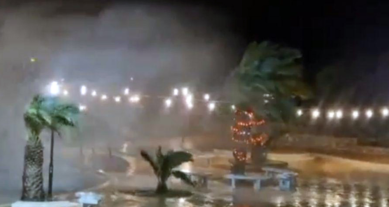 Datça’da fırtına etkili oldu