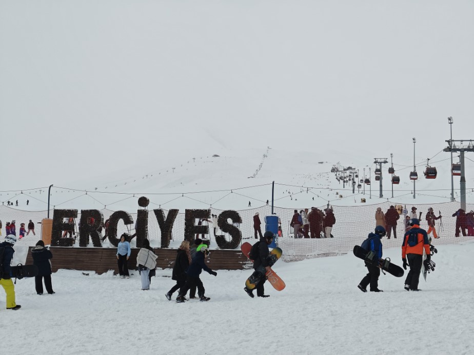 Erciyes’e ziyaretçi akını