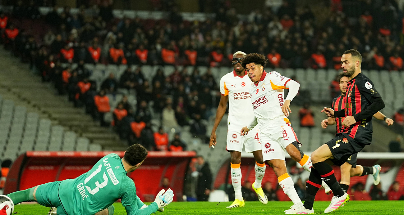 Gabriel Sara, Galatasaray’ın lig tarihinde en hızlı 4. golünü attı