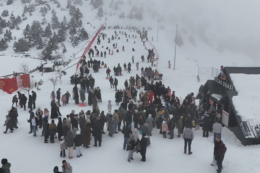 Ergan Kayak Merkezi sömestirde doldu taştı
