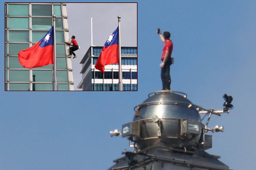 ABD'li sporcu Honnold'dan Tayvan'ın en yüksek binasına halatsız tırmanış