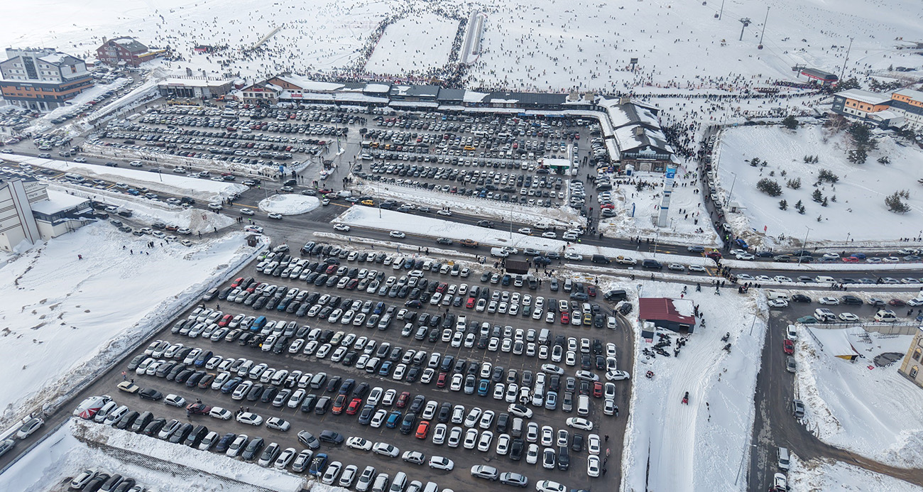 Erciyes hafta sonu 320 bin kişiyi ağırladı