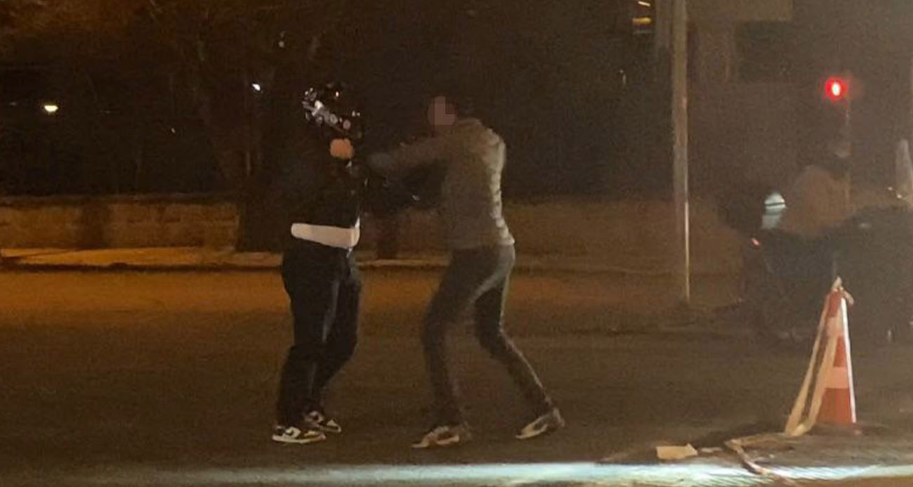 Ankara’da trafikteki kavga kamerada