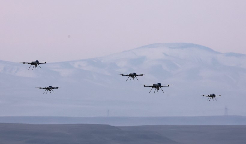 STM’nin sürü İHA’ları gerçek mühimmatla hedefi vurdu