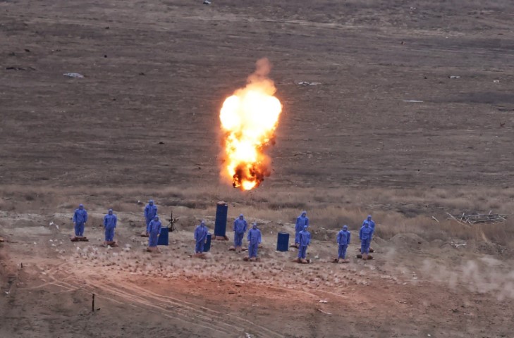 STM’nin sürü İHA’ları gerçek mühimmatla hedefi vurdu