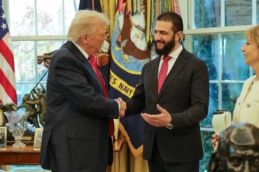 Suriye Devlet Başkanı Ahmed eş-Şara, Trump ile görüştü
