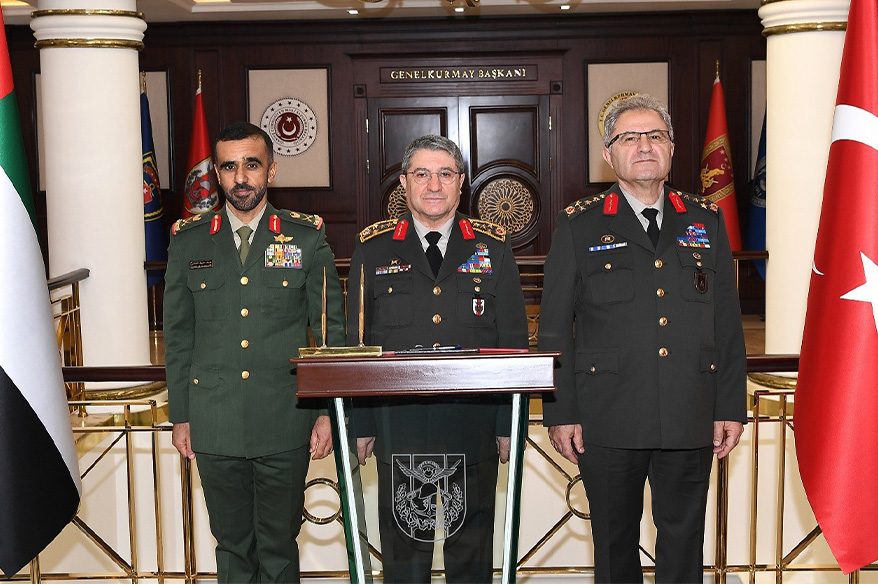 Genelkurmay Başkanı Bayraktaroğlu, BAE Kara Kuvvetleri Komutanı Al Hallami’yi kabul etti