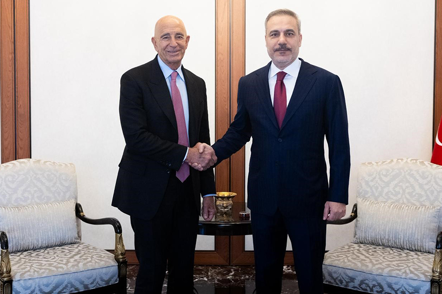 Bakan Fidan, ABD’nin Suriye Temsilcisi Barrack’ı kabul etti