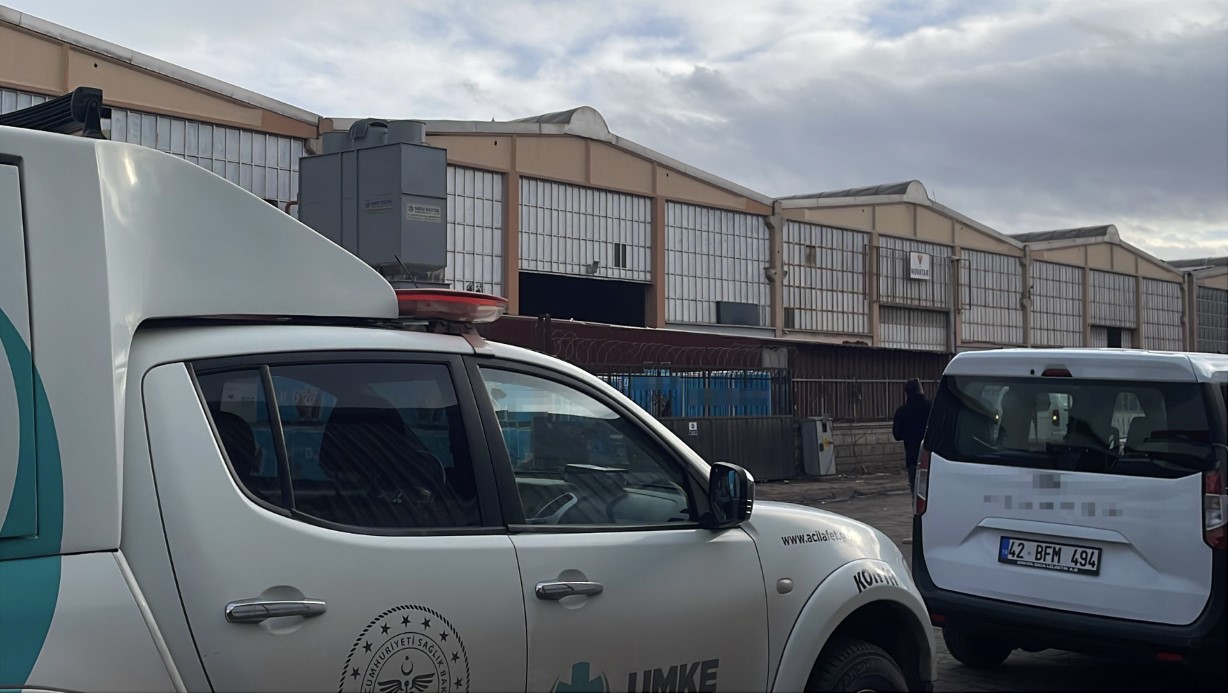 Konya’da dondurma deposunda amonyak gazı sızıntısı
