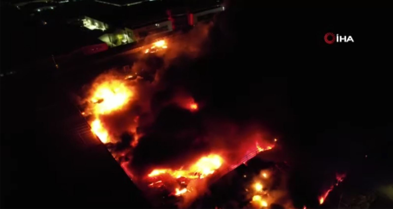 Bursa’da kimyasal kaplama fabrikasında çıkan yangın kontrol altına alındı