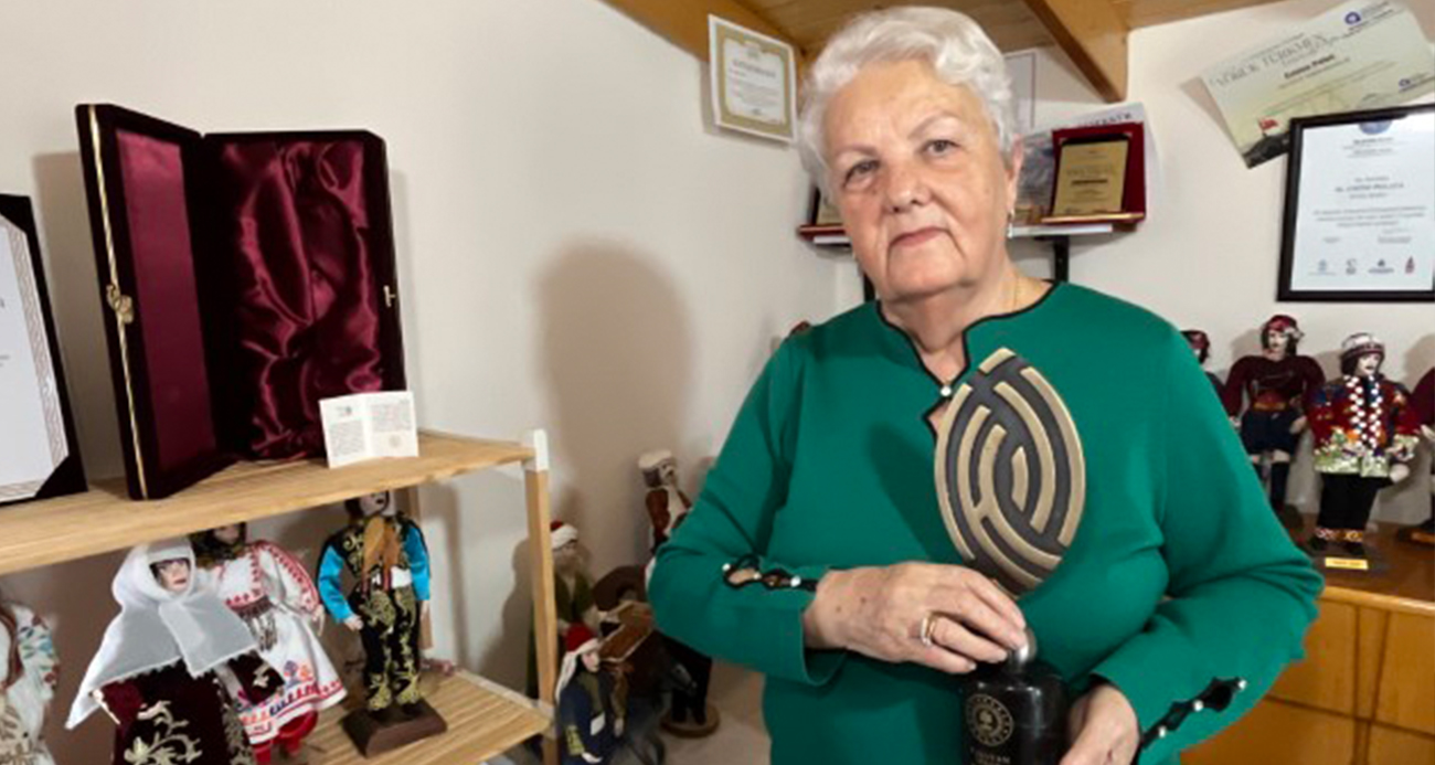 Folklorik kitre bebek sanatıyla Türkiye’nin ‘hazinesi’ oldu