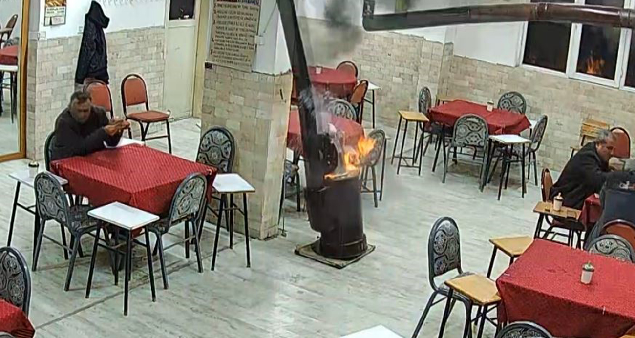 Güzel kokması için sobaya dökülen kolonya ortalığı savaş alanına çevirdi