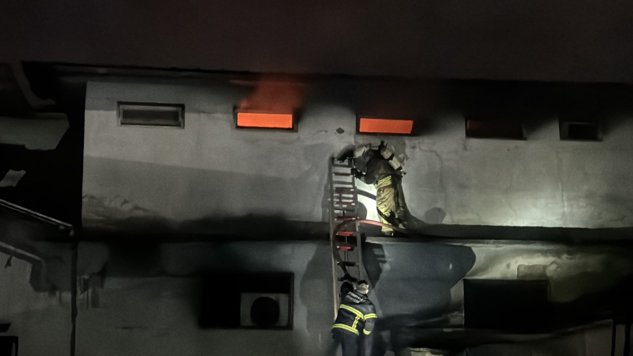 Düzce’deki fabrika yangını söndürüldü