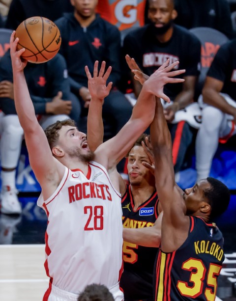 Alperen Şengün’den Atlanta karşısında 9 sayı, 13 ribaund