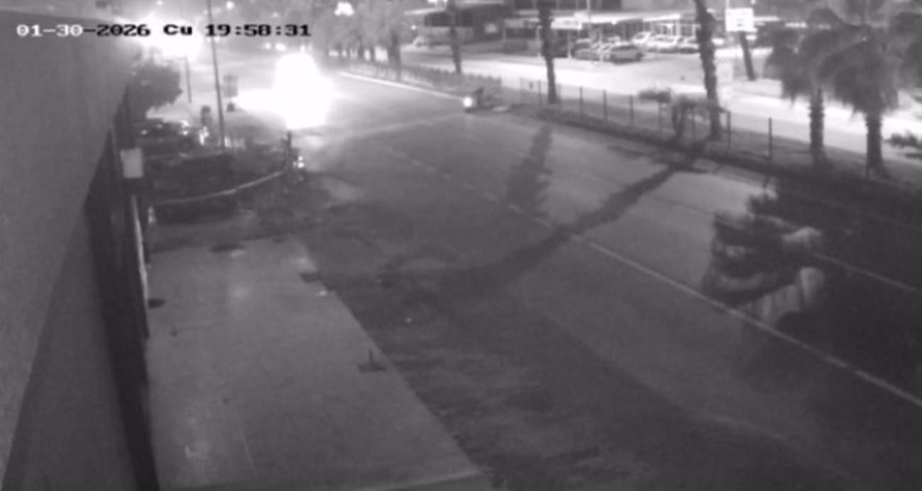 Emekli polis memuru kazada hayatını kaybetti: O anlar kamerada