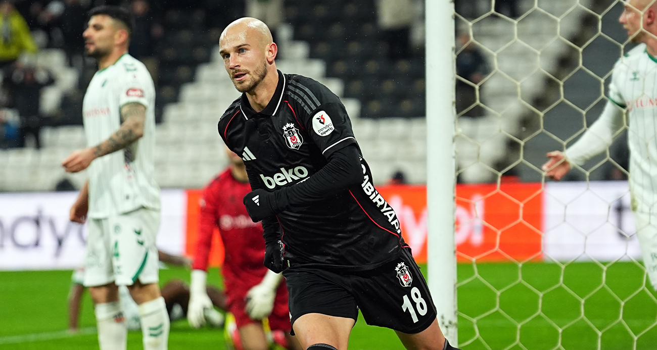 Vaclav Cerny, Beşiktaş formasıyla 6. golünü attı