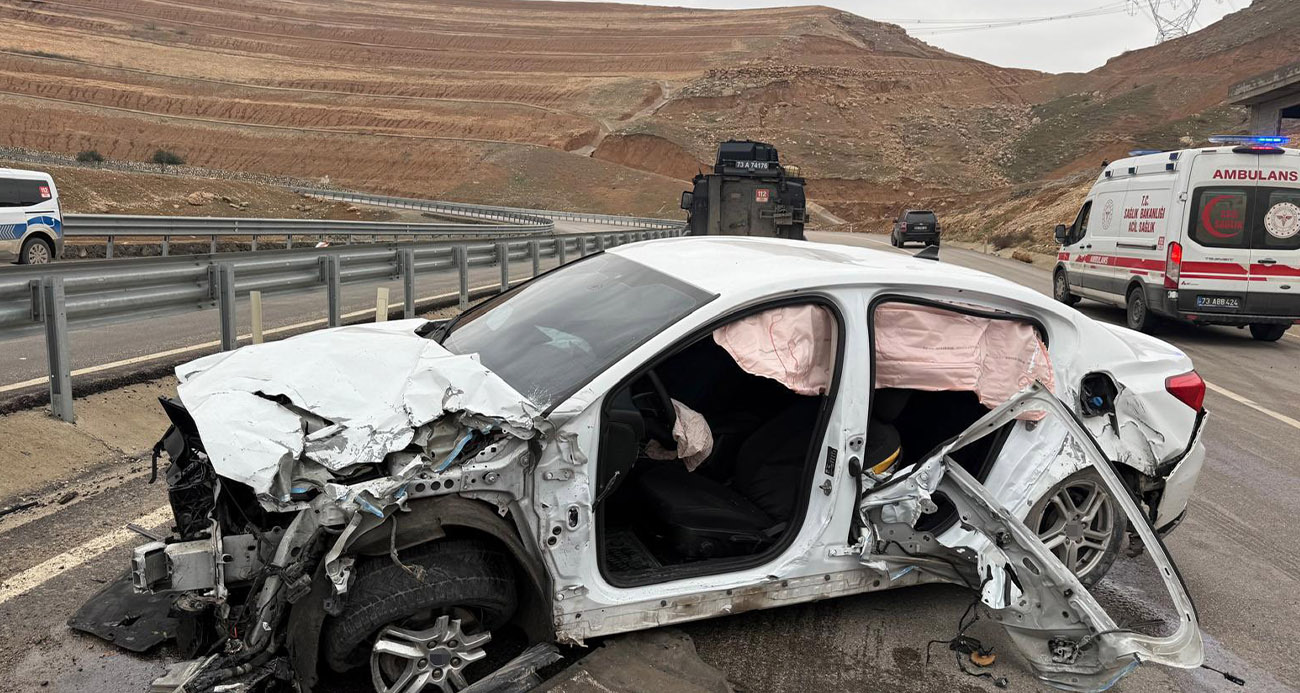 Cizre’de trafik kazası: 5 yaralı