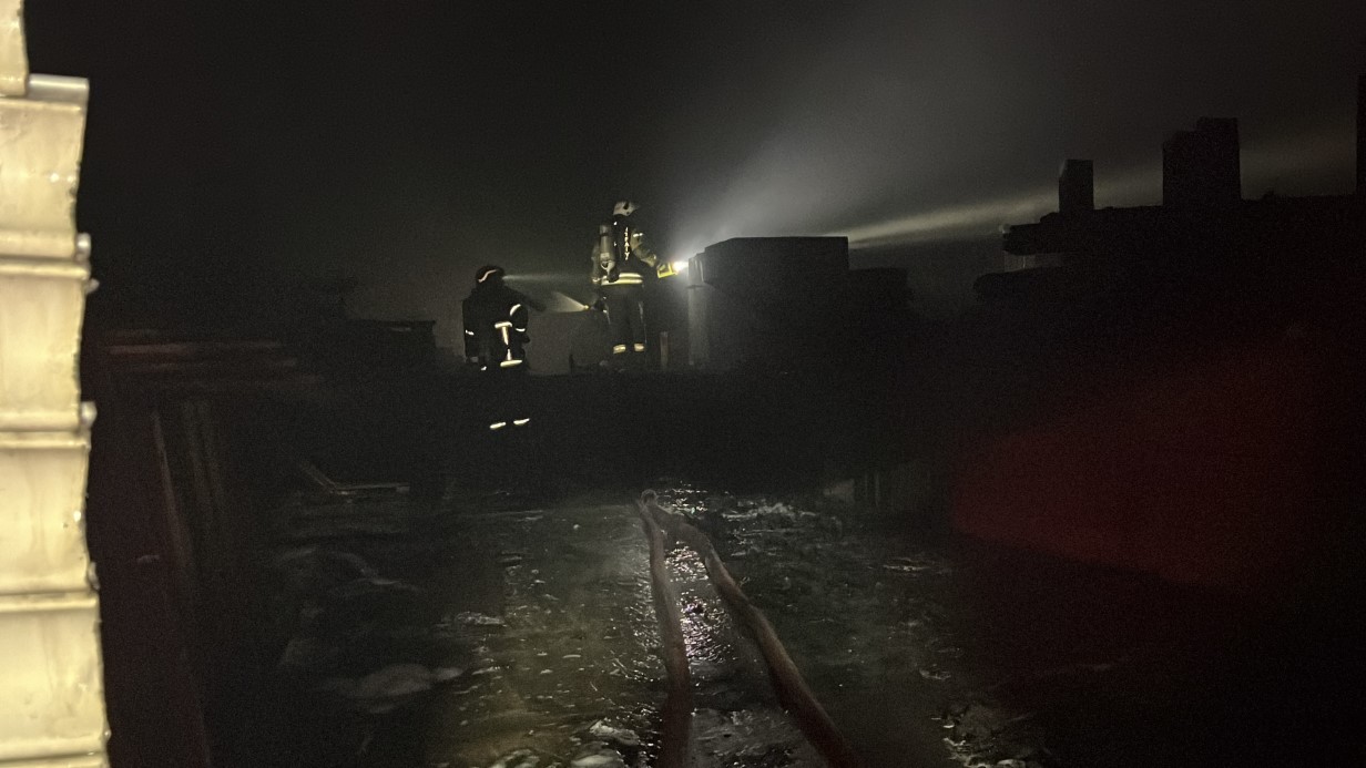 Kocaeli’de metal işleme atölyesinde yangın