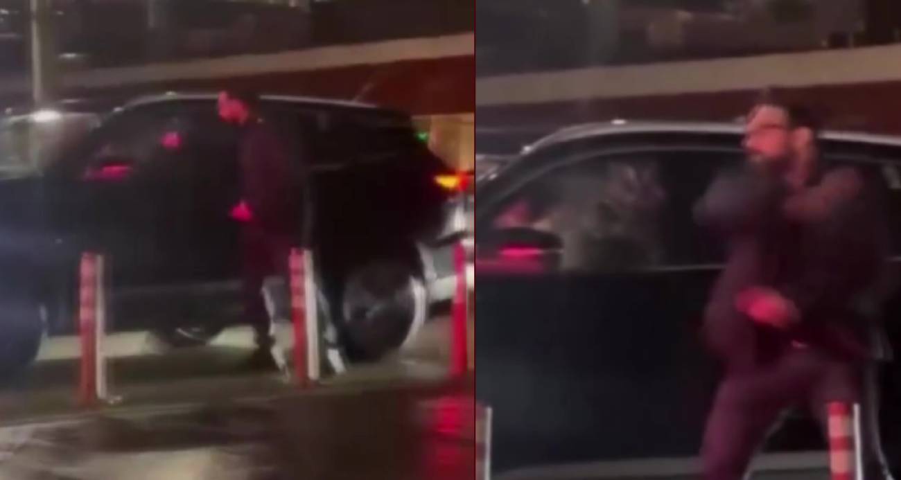 Başakşehir’de gece yarısı dehşet: Kadının bulunduğu cipin ön camını yumrukla kırdı