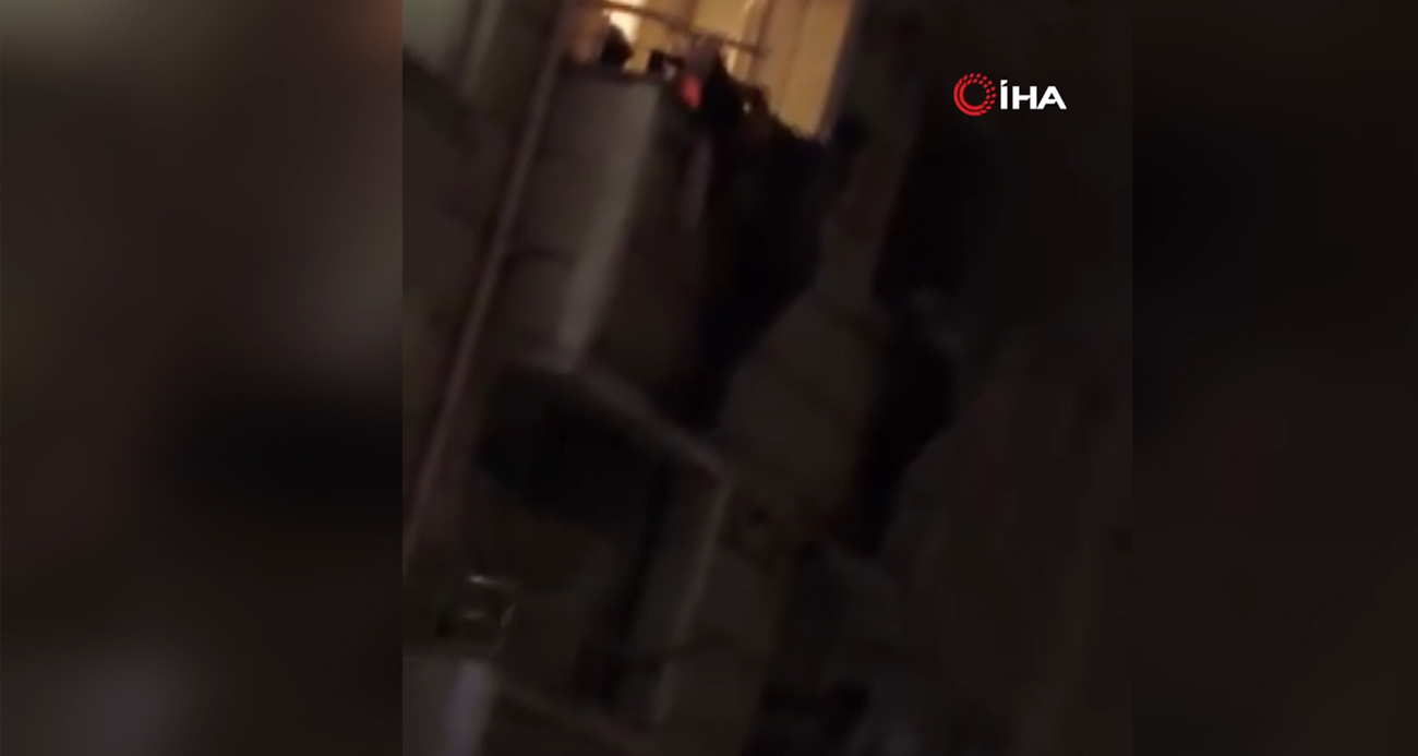 Yangında can pazarı yaşandı, insanlar balkondan aşağı sarkarak kurtuldu