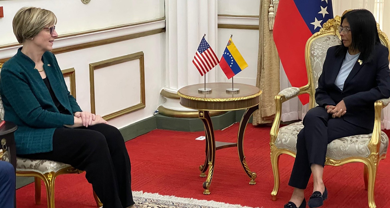 Venezuela Geçici Devlet Başkanı Rodriguez, ABD'li temsilciyle görüştü