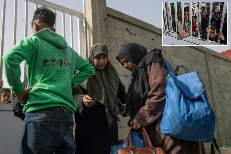 Refah'ın çift yönlü açılışının ilk gününde 12 kişi Mısır'a geçti