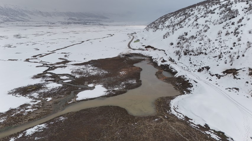 Eksi 25 derecede kaplıca keyfi