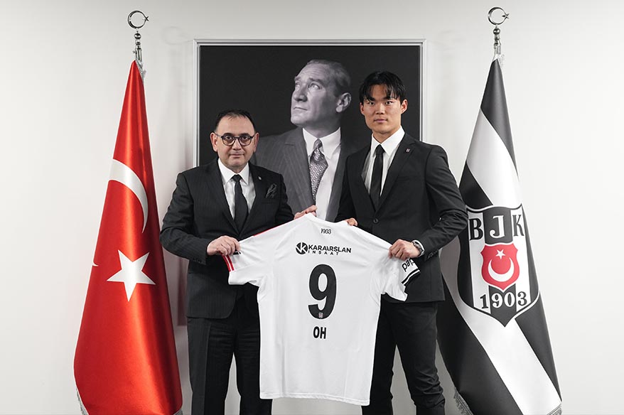 Hyeon-Gyu Oh, Beşiktaş’ın ilk Güney Koreli futbolcusu oldu