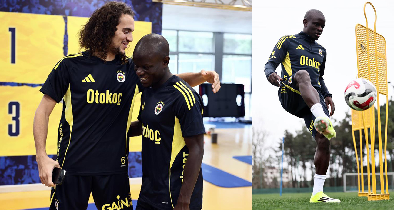 Fenerbahçe’nin yeni transferi N’Golo Kante, tesisleri gezdi ve ilk antrenmanını yaptı