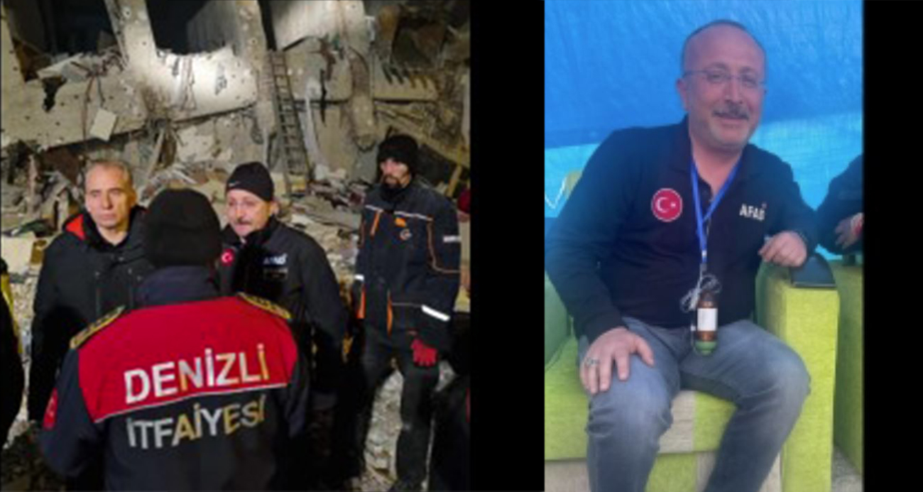 Unutulmayan fedakarlık: Kolunda kemoterapi serumuyla deprem bölgesinde çalıştı