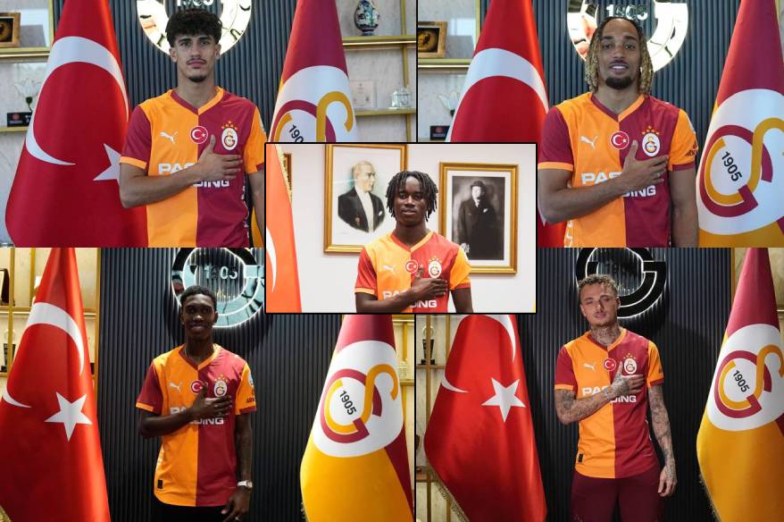 Galatasaray, 5 futbolcu transfer etti