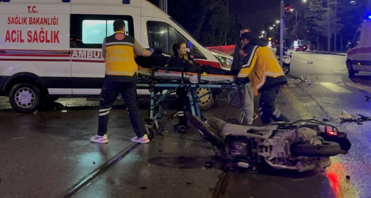 Kayseri’de ciple otomobil çarpıştı: 2 ağır yaralı