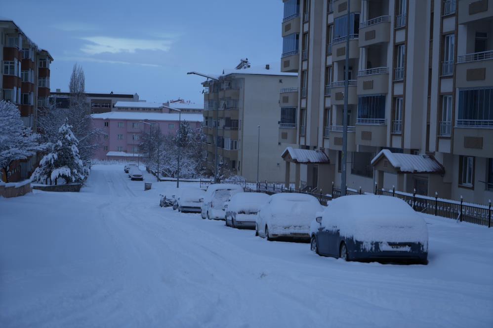 Erzurum yine beyaza büründü: 775 köy yolu ulaşıma kapandı