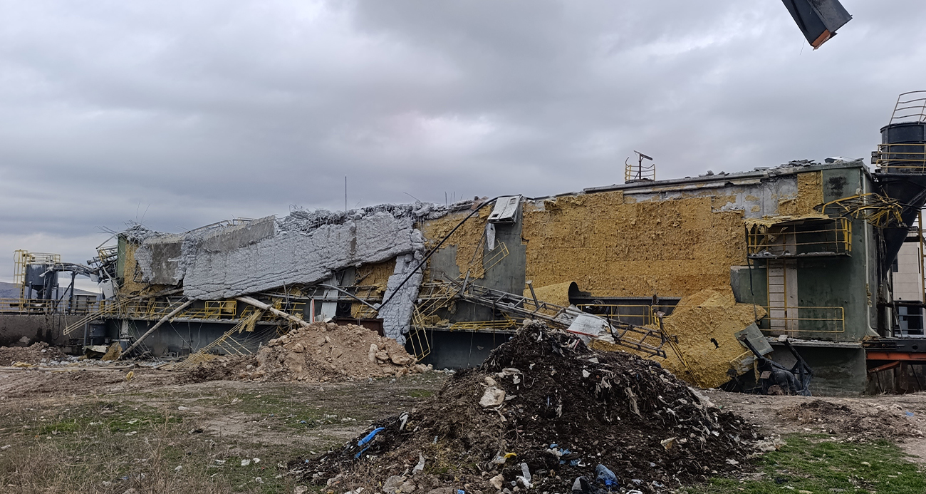 Metan gazı patlamasında 2 kişi yaralandı