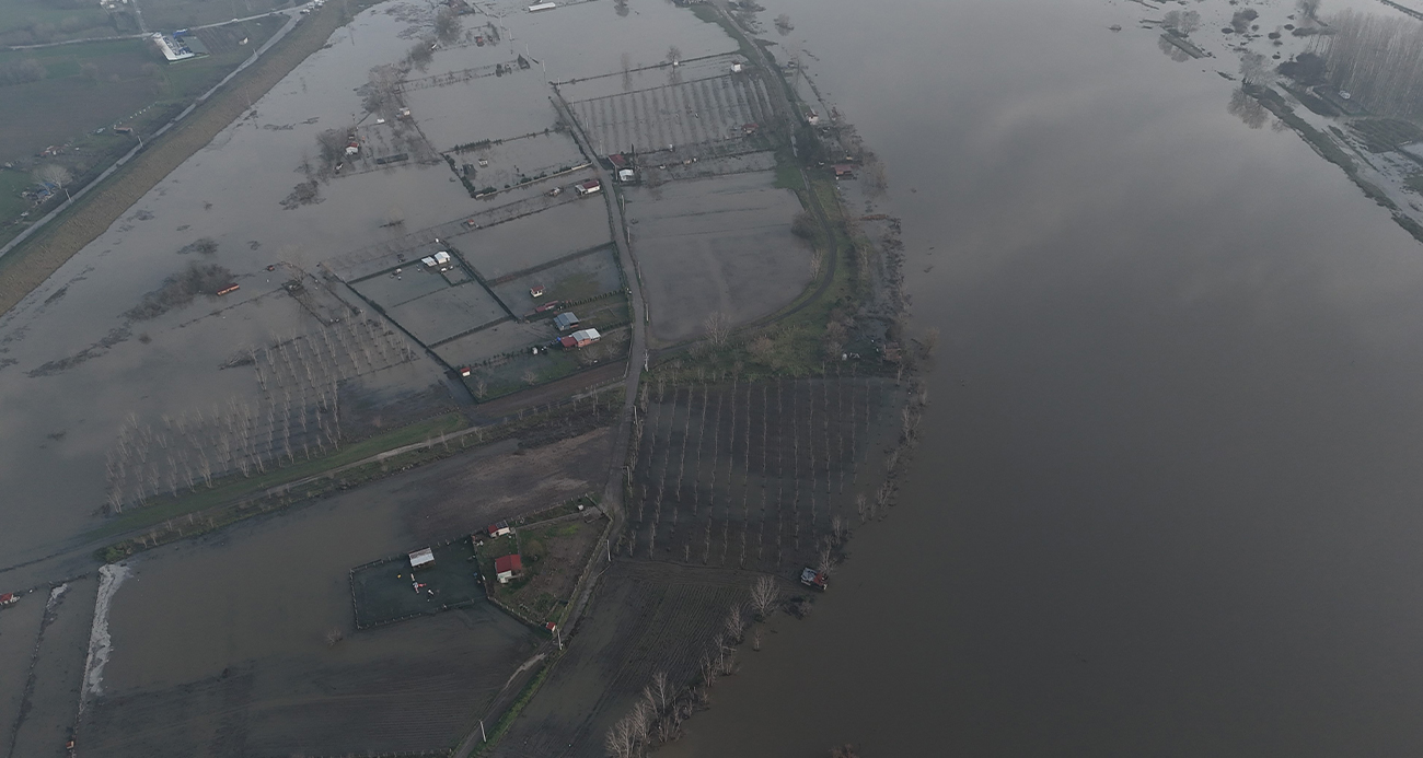 Taşkın riski bulunan Meriç Nehri’nde debi düşüyor