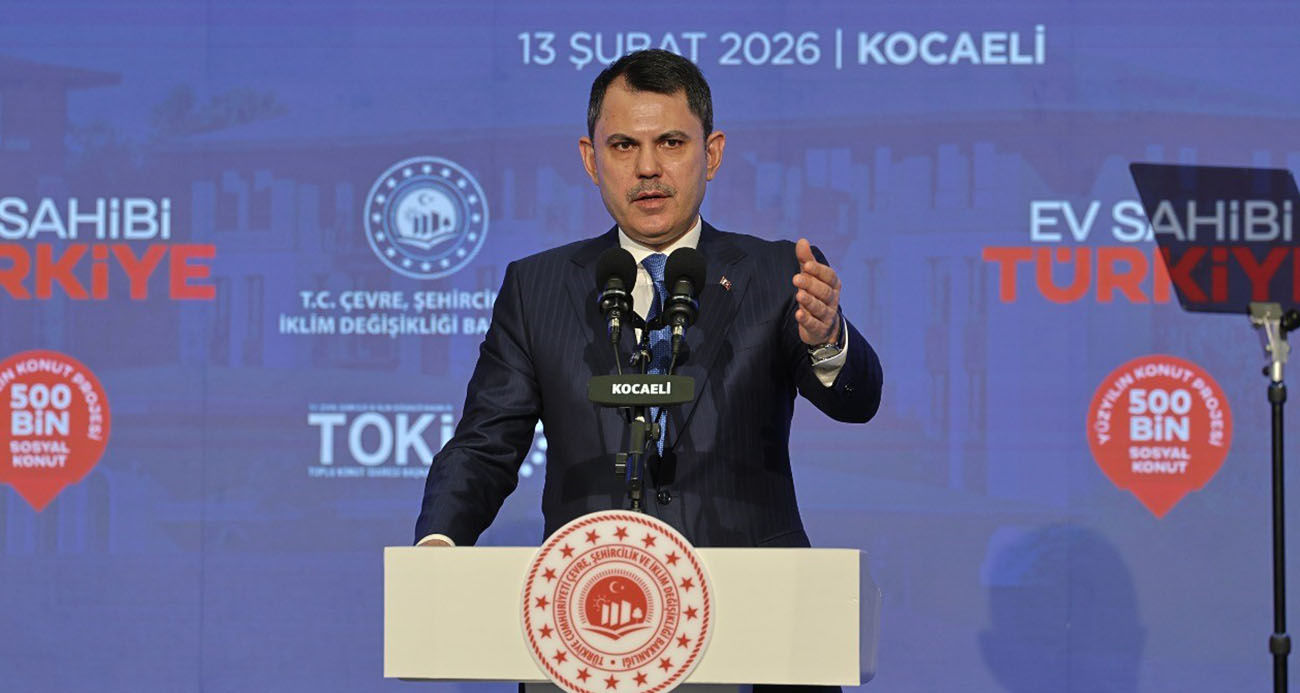 Kocaeli’de 10 bin 340 sosyal konutun kura çekimi Bakan Kurum’un katılımıyla yapıldı