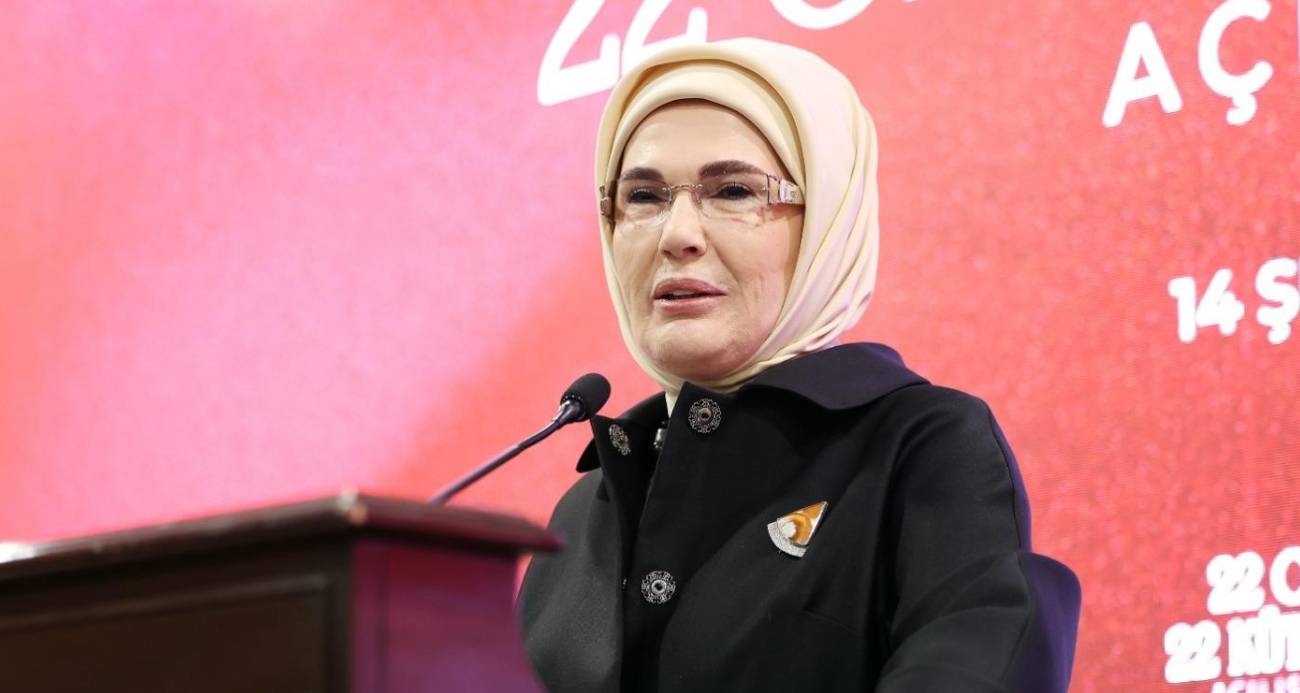 Emine Erdoğan: "Kütüphane okulların kalbidir, ruhudur, can damarıdır"