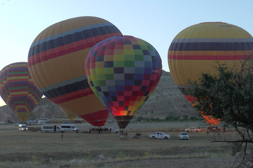 Kapadokya’da balon turizmi 750 bin yolcuyu aştı