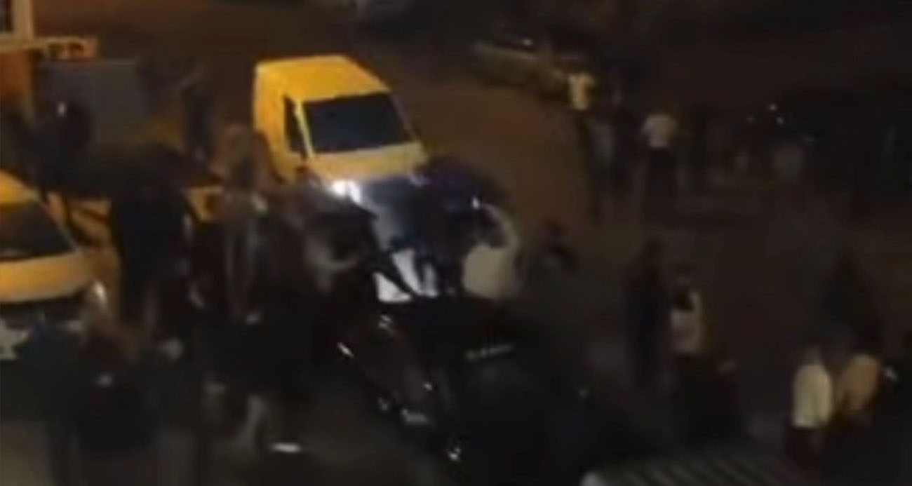 Gaziantep’te kan donduran görüntüler: Aracıyla kavga edenleri ezdi