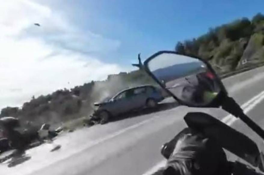 Motosiklette ölüm böyle geldi!