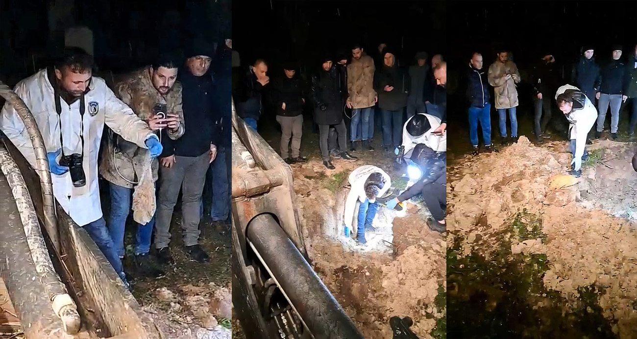 Mezarlığa gömülen esrarengiz paket mahalleliyi ayağa kaldırdı