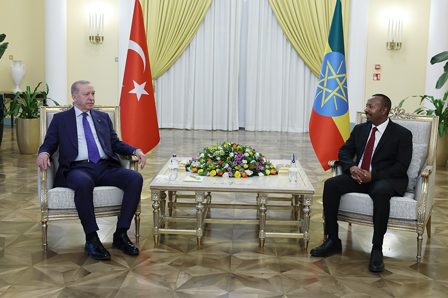 Cumhurbaşkanı Erdoğan, Etiyopya Başbakanı Ahmed Ali ile bir araya geldi