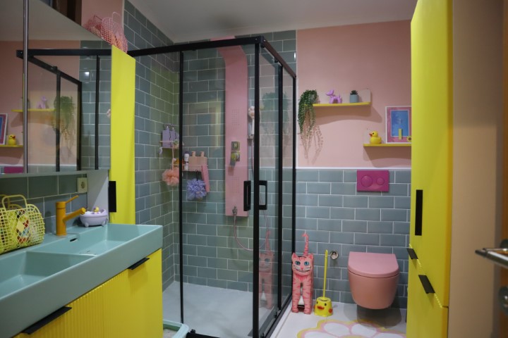 Hayal dünyasından gerçeğe uzanan renkli yolculuk: Bu ev masalları aratmıyor