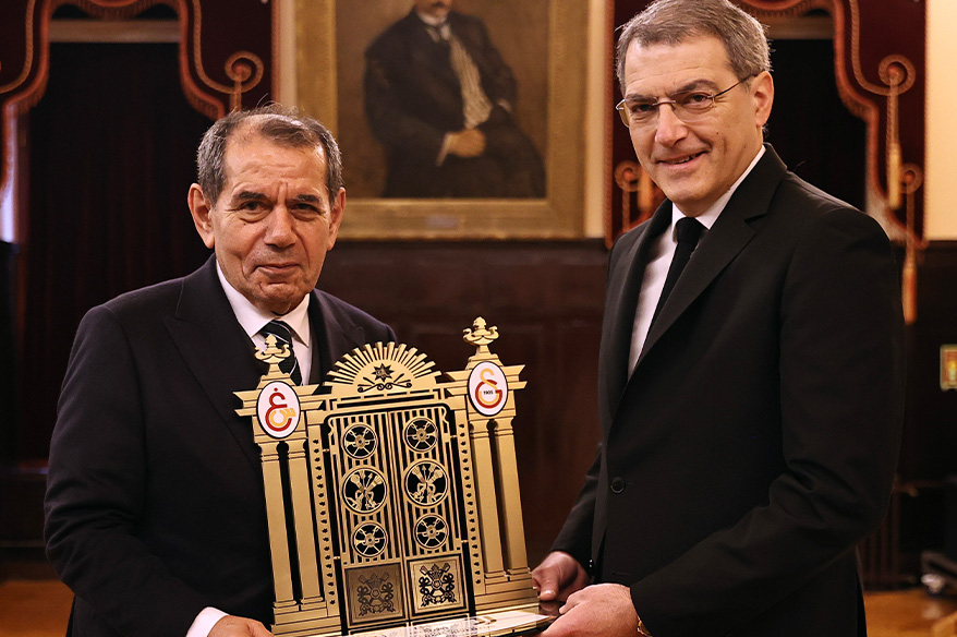 Juventus maçı öncesi dostluk yemeği düzenlendi