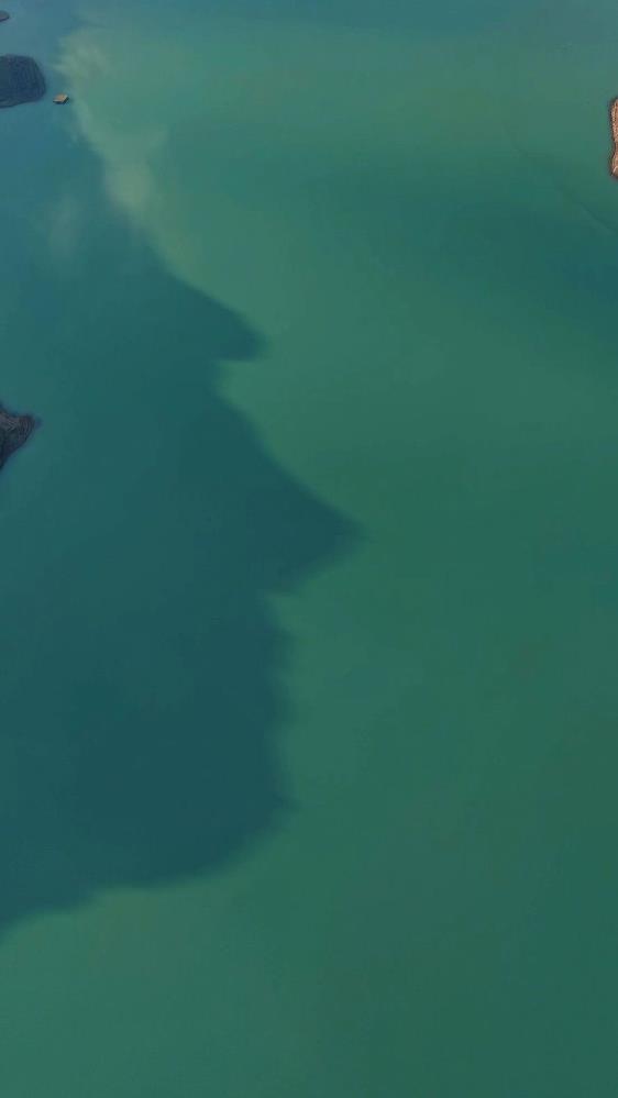 Kıbrıs’a içme suyu sağlayan baraj doldu, insan silueti ortaya çıktı