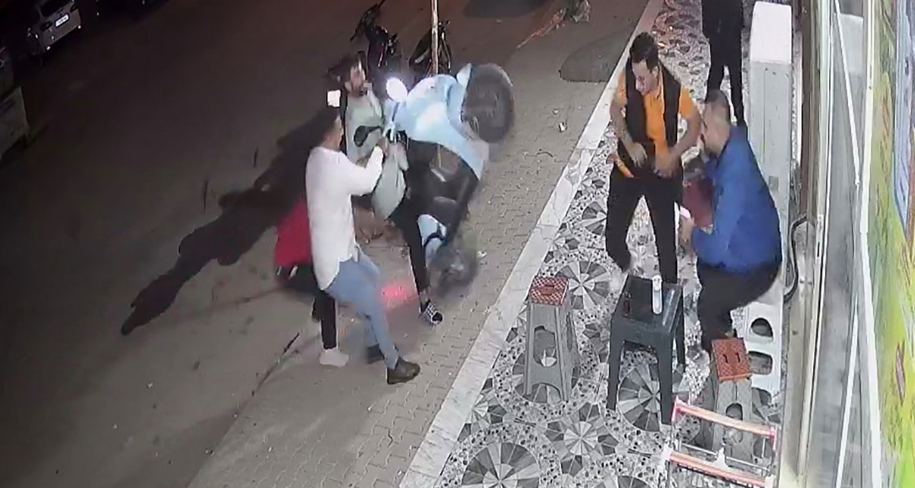 Motosikletle ilk tanışma havada bitti!