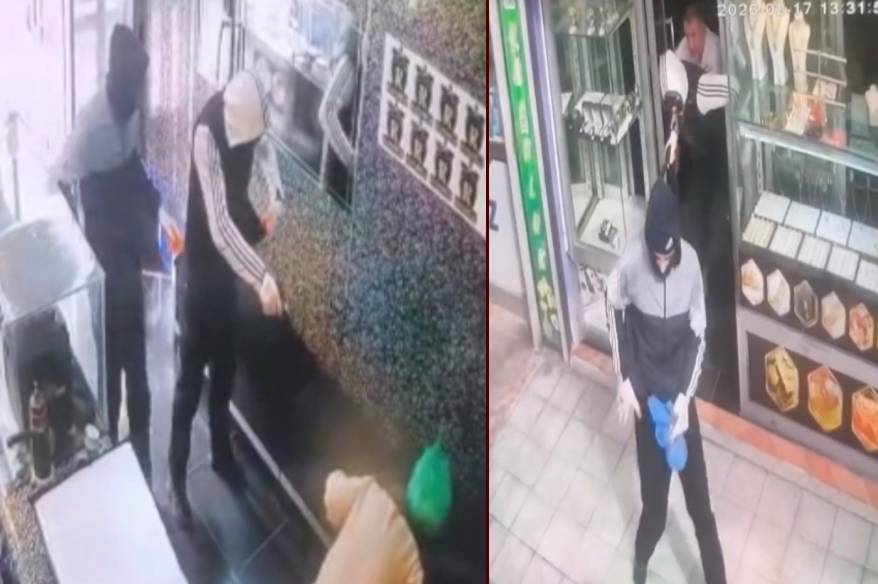 Gaziantep’te silahlı, maskeli ve biber gazlı kuyumcu soygunu